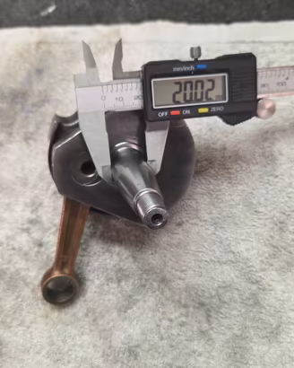 Albero motore originale piaggio vespa 50 cono 20