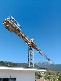 Gru a torre fm 10/40 tlx - pronta al lavoro