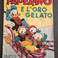 Fumetto “Paperino e l’oro gelato” ristampa II 1953