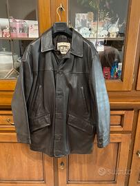 Cappotto artigianale in vera pelle uomo