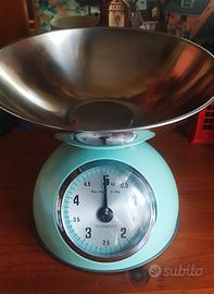 Bilancia da cucina analogica turchese 5 kg