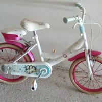 bicicletta bambina 16 pollici violetta