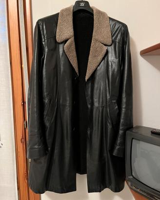 Cappotto uomo pelle