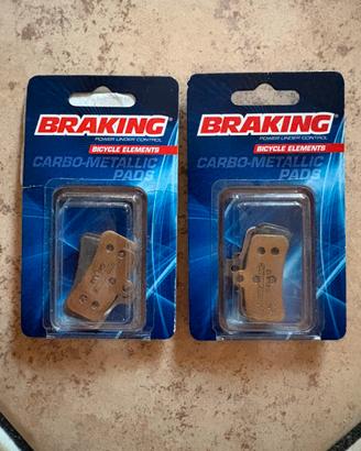 N.4 pastiglie Braking carbo metalliche P20 Saint