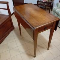 Tavolo inglese a bandelle fine'800, in mogano