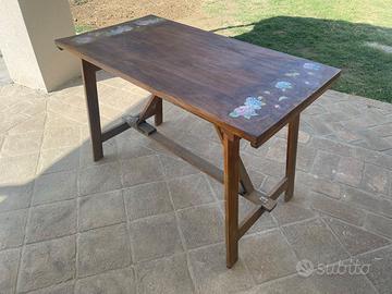tavolo smontabile in legno