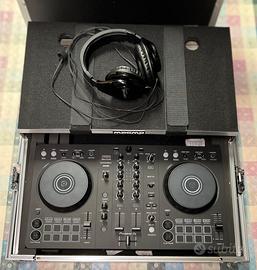 Pioneer FLX4 con flightcase e cuffie