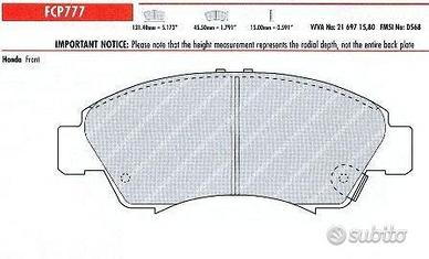 Pastiglie freno sportive FERODO RACING FCP 777