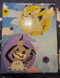 Album Ultra PRO 9 tasche 180 carte Pikachu e Mimik