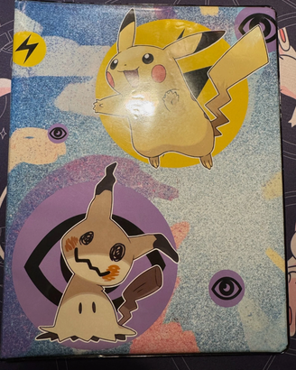 Album Ultra PRO 9 tasche 180 carte Pikachu e Mimik