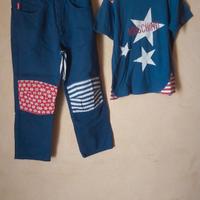 T-shirt e pantaloni moschino 