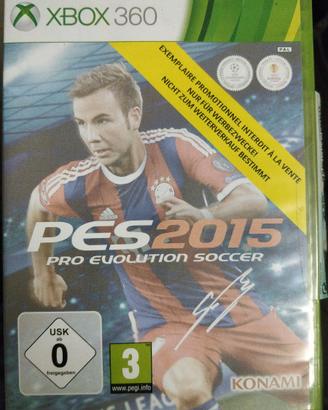 Pro evolution soccer 2015 per xbox 360