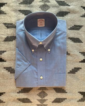 Camicia maniche corte antipiega Brooks Brothers