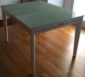 TAVOLO IN VETRO ALLUNGABILE