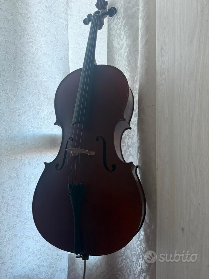 HDYNUZ Custodia per Violoncello 4/4 Custodia Rigida in Fibra di Carbonio Leggera Supporto 300 kg (Color : Black