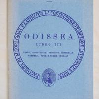 ODISSEA Omero - Libro III - Dante Alighieri 1985