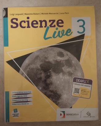 Libro scolastico 3 media. Scienze live 3