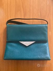 Borsa Vintage GENNY originale in pelle Saffiano