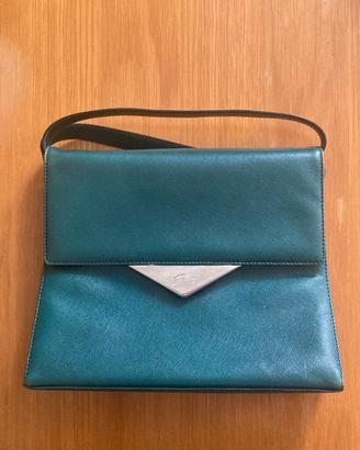 Borsa Vintage GENNY originale in pelle Saffiano