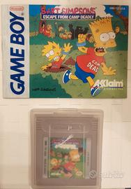 Gioco per Game Boy Bart simpsons escape from camp