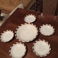 Zuppiera e coppette Manifattura Galvani Pordenone.