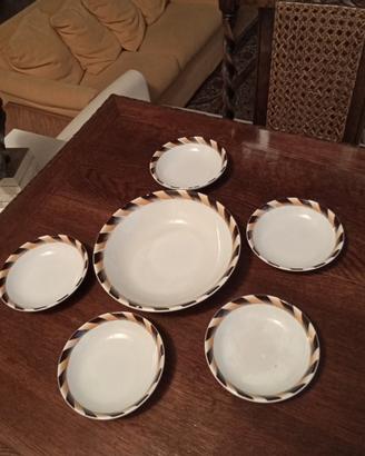 Zuppiera e coppette Manifattura Galvani Pordenone.