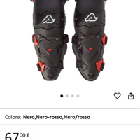 paraginocchia per moto