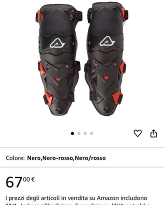 paraginocchia per moto