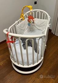 Lettino bimbi in ferro bianco