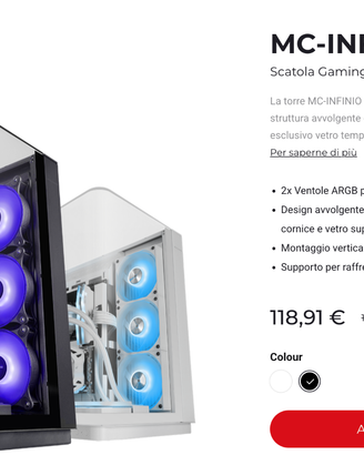 case torre pc gaming MC-INFINIO