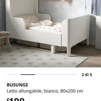 Letto allungabile ikea Busunge