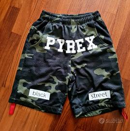 Pantalone corto PYREX verde mimetico XS