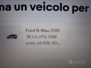 Kit ricambi per tagliando Ford Bmax B/GPL
