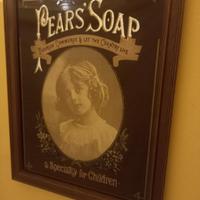 Quadro pubblicità Pears Soap vintage