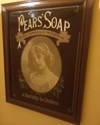Quadro pubblicità Pears Soap vintage