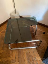 Tavolino anni 70 con portabottiglie