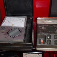 tester multimetro laboratorio elettronico vintage