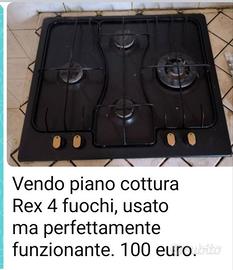 piano cottura Rex quattro fuochi!
