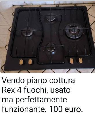 piano cottura Rex quattro fuochi!
