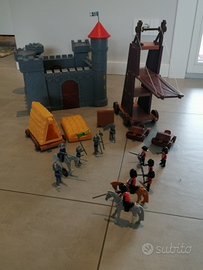 Gioco castello con ponte levatoio mobile