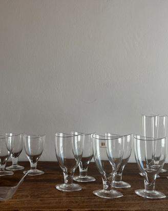 Set bicchieri Carlo Moretti, Murano, ‘90