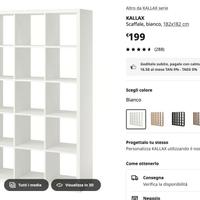 Ikea kallax 182 x182