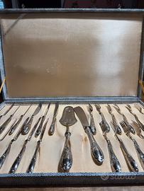 Set posate argento dolci 26 pezzi