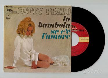 Patty Pravo: LA BAMBOLA - vinile 45 giri vintage
