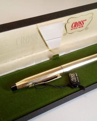 Penna vintage Cross placcata oro