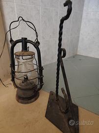 Antica lanterna a petrolio 