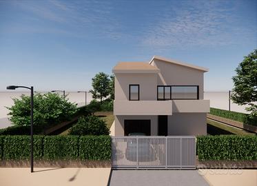 Villa singola in costruzione