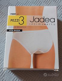 Set da 3 Slip Jadea Cotone Biaelastico Vita bassa