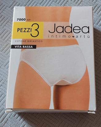 Set da 3 Slip Jadea Cotone Biaelastico Vita bassa