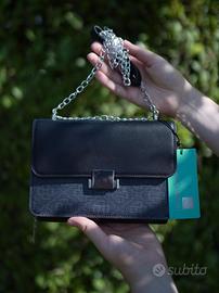 BORSA  tracolla nera Baci e Abbracci 